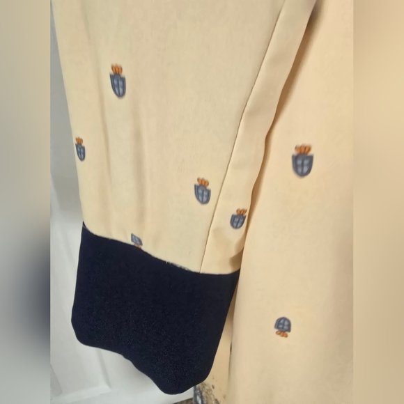 Simple Retro Elegant Beige Pleated Dress Sz. Medium - Picture 5 of 15